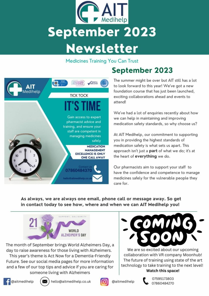 September Newsletter 2023